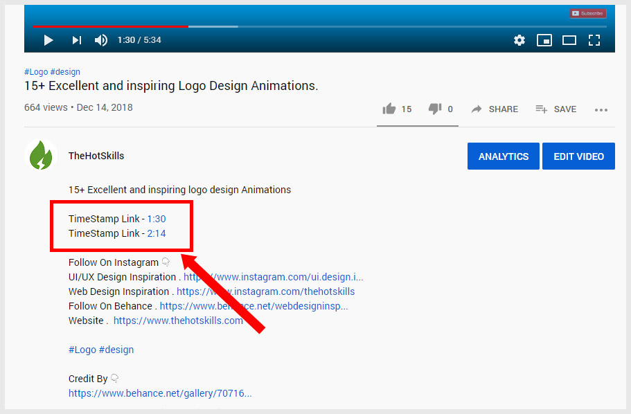 Youtube Timestamp