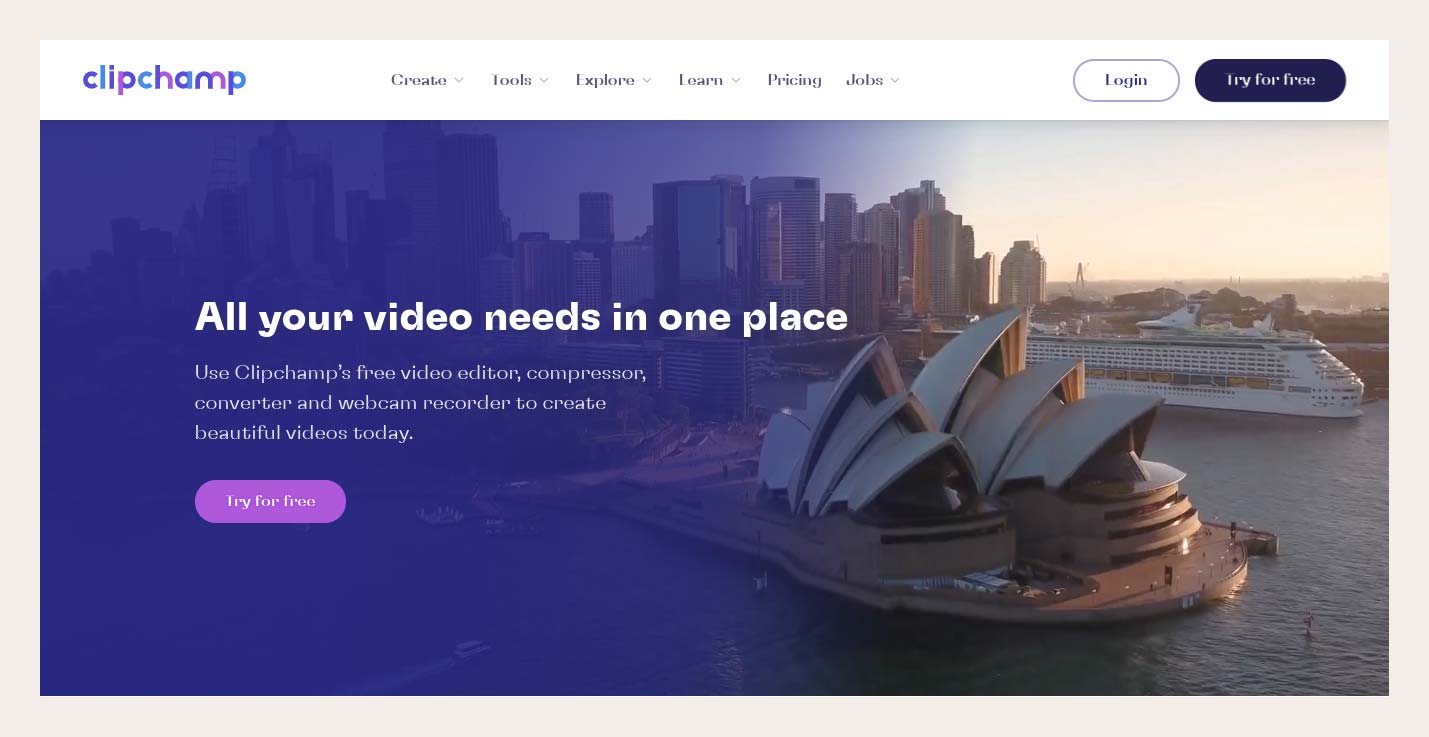 Clipchamp Video Editing Software