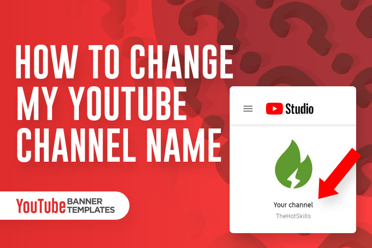 How to change your youtube name