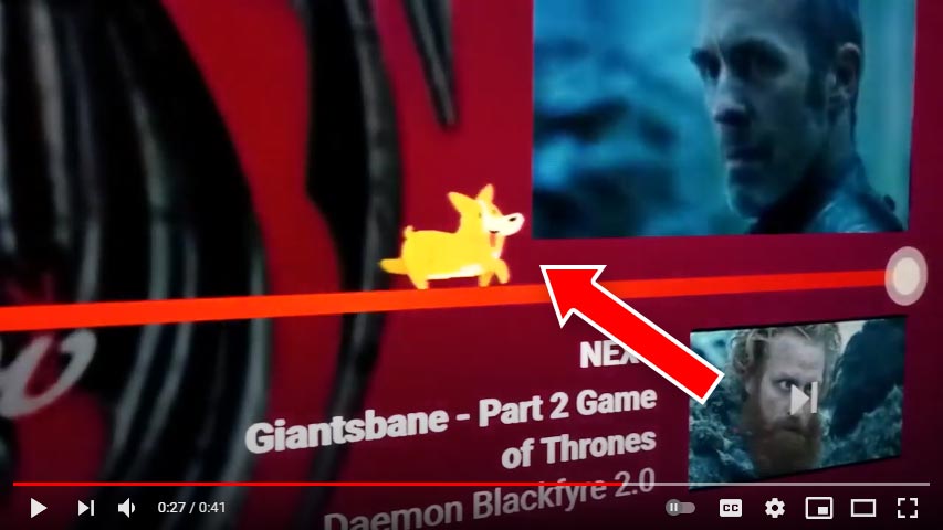 YouTube Easter Eggs Dog