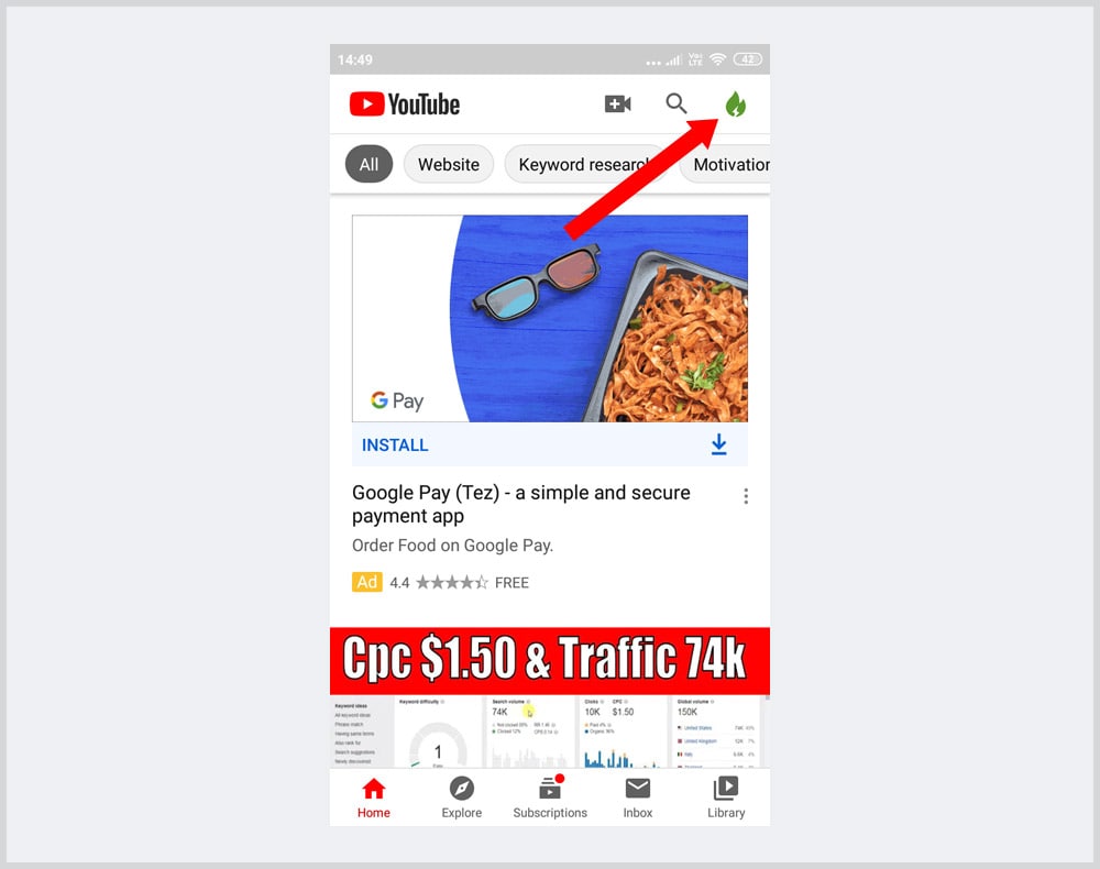 youtube profile image android